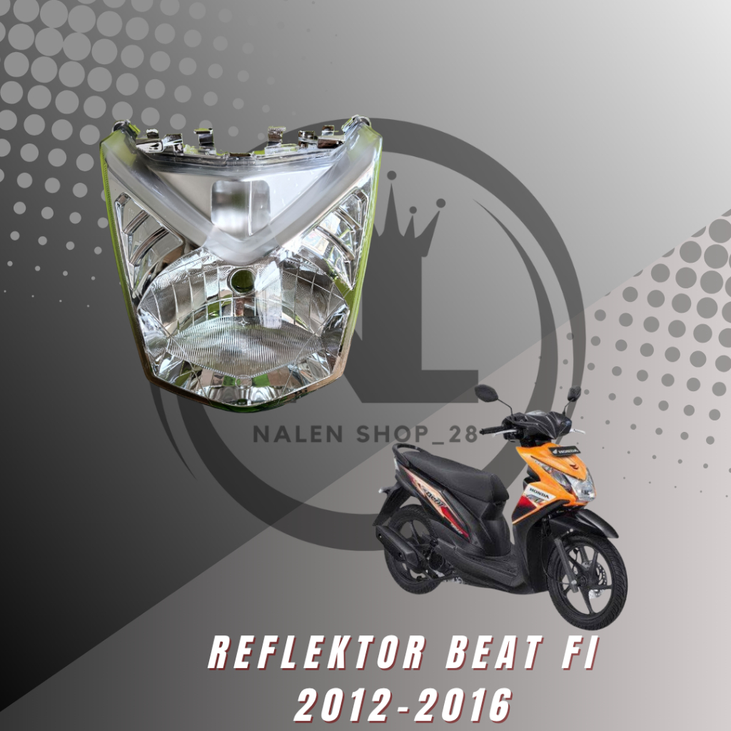 Reflektor/Lampu Depan Motor Honda Beat FI 2013-2015