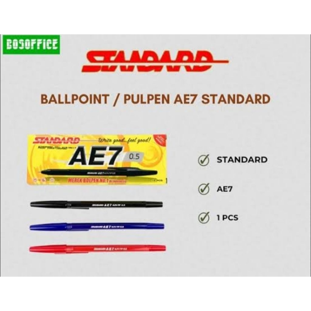 

Pulpen standar AE7 1 kotak isi 12 pcs|murah