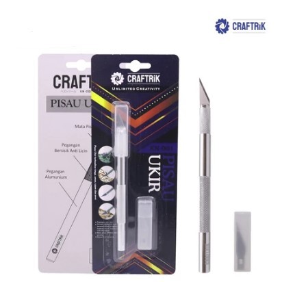 

Pisau Ic Craftrik Pisau Ukir Kn-001 Gagang Aluminium