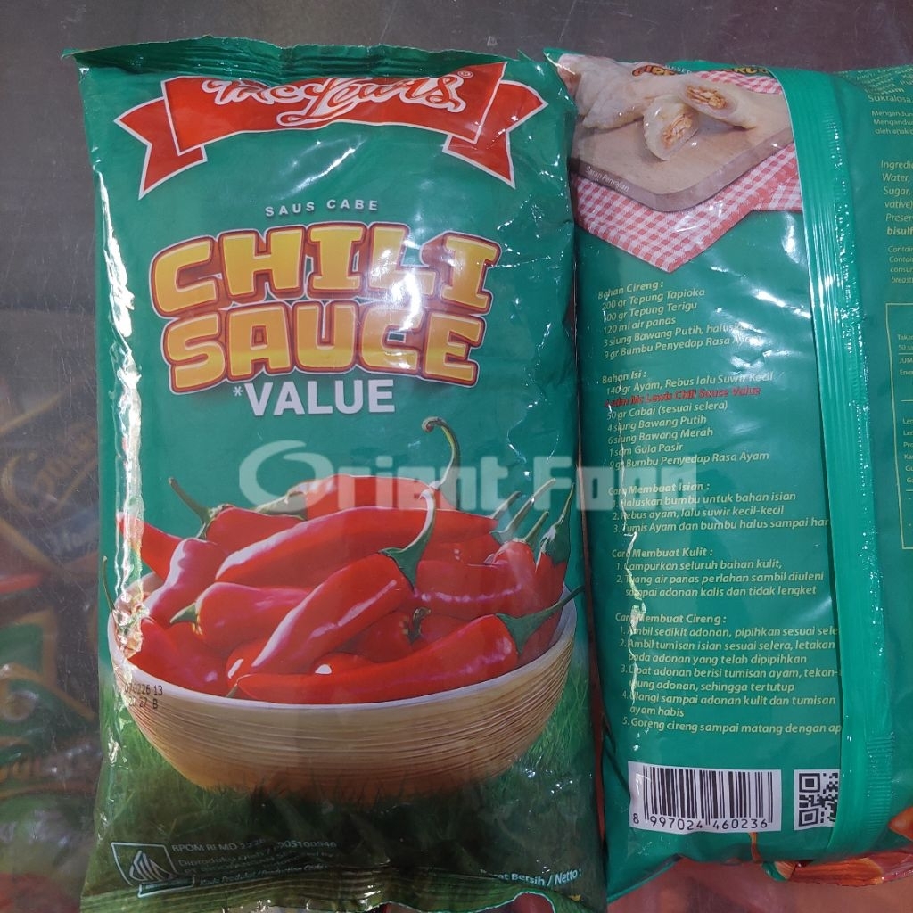 

Mc Lewis Saos Sambal Cabe PEDAS 1kg