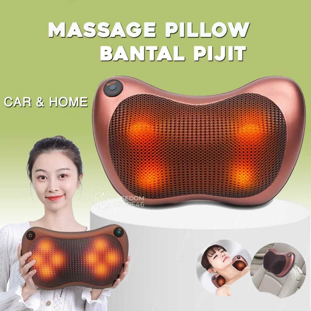 8 Bola Bantal Pijit Alat Terapi Punggung Portable
