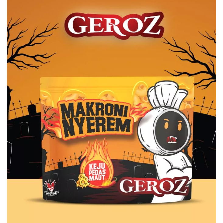 

Geroz - Makroni Nyerem - Rasa Keju Pedas