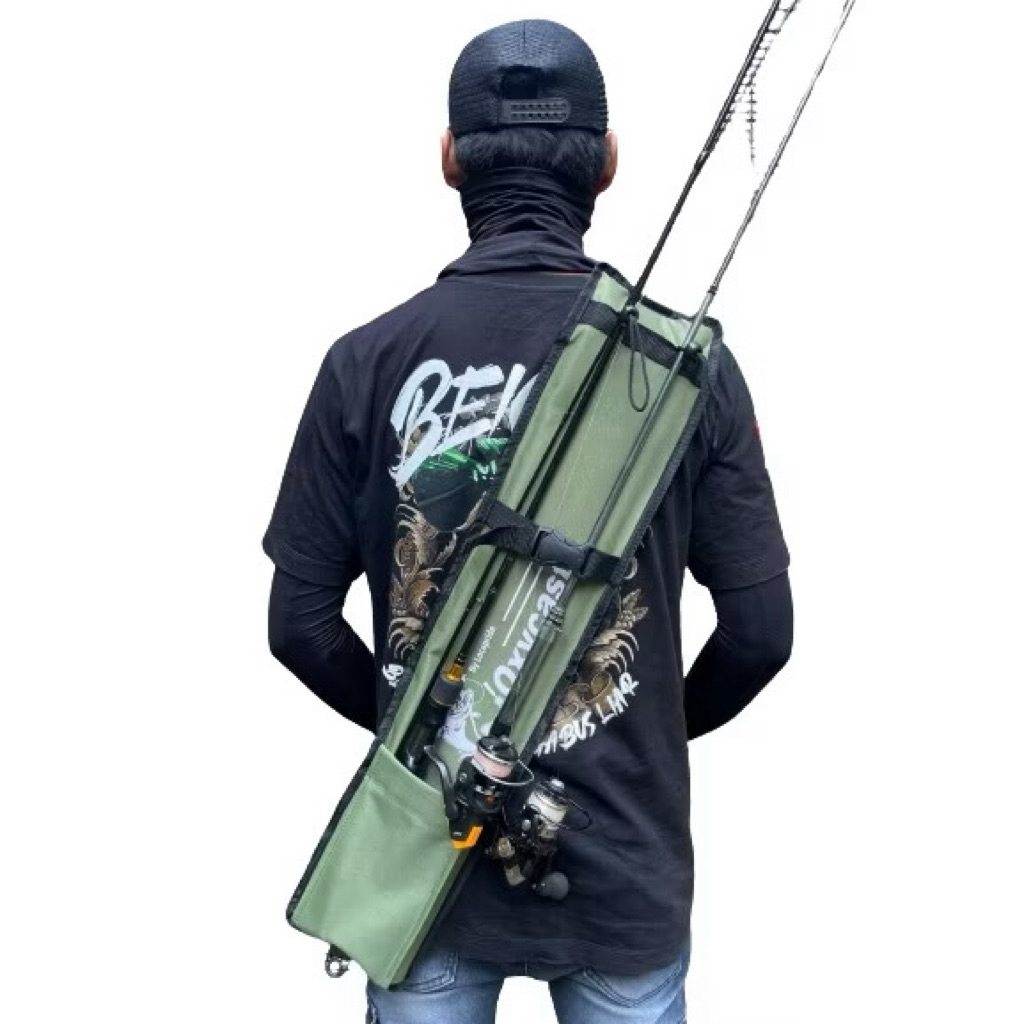 Rodbelt Pancing 2 Joran / Tas Rodbelt Joran Pancing