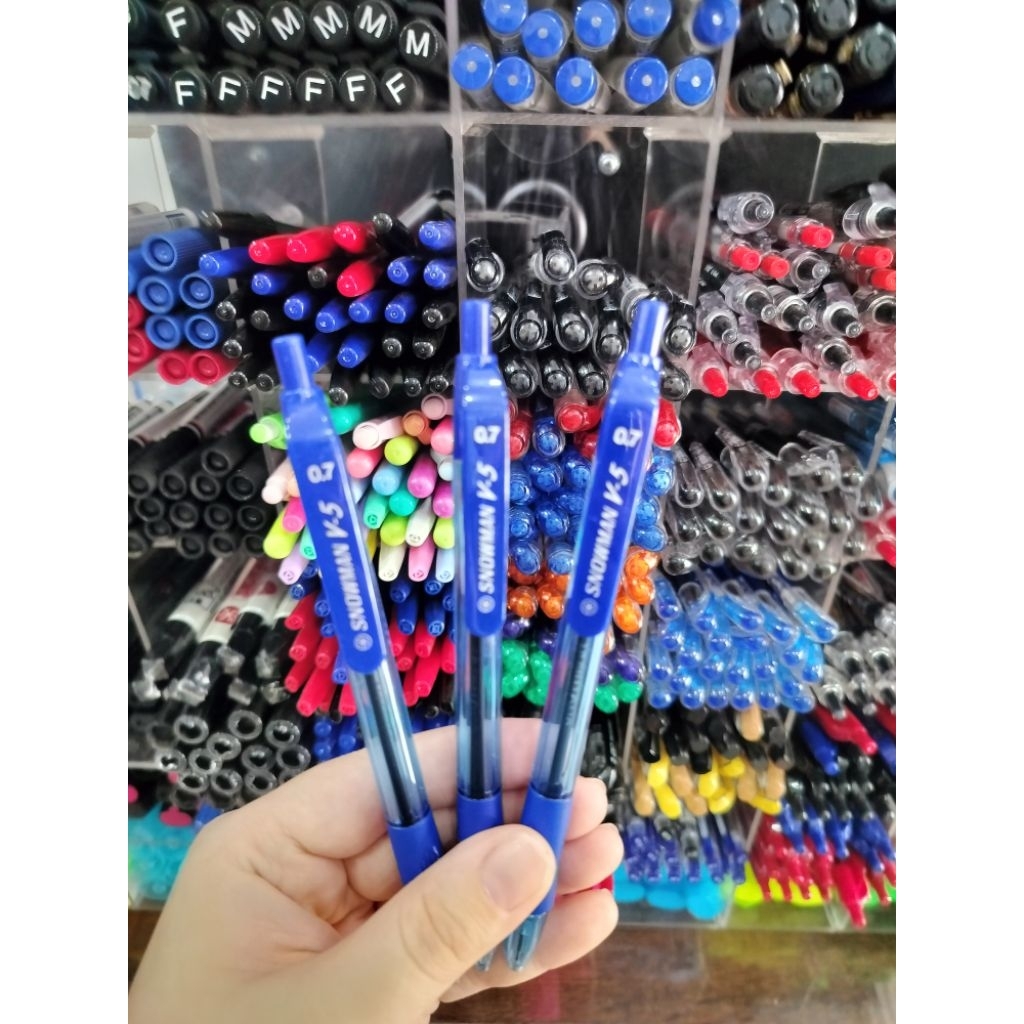 

Pena Snowman V5 Biru (perpcs)