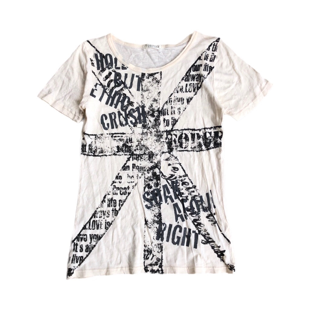 Y2K RUSH HOUR POEM TEE GRUNGE