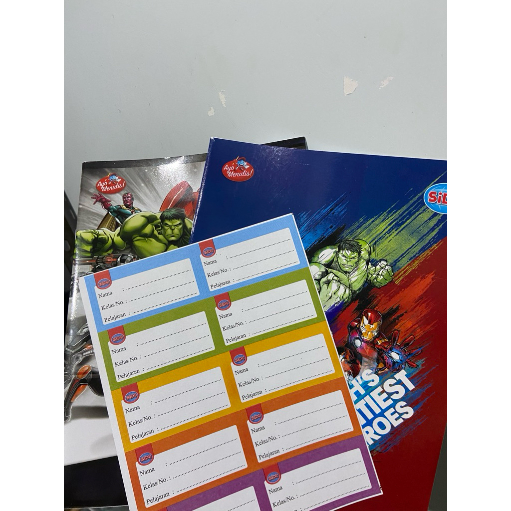 

[NEW] BUKU TULIS SIDU ISI 38 LEMBAR FREE STICKER NAMA