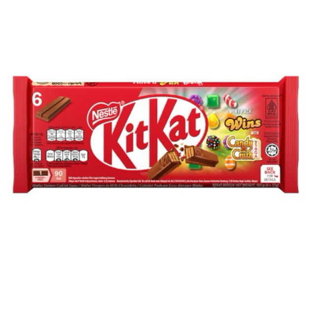 

Kit Kat Coklat Red 2F 6 x 17 gr