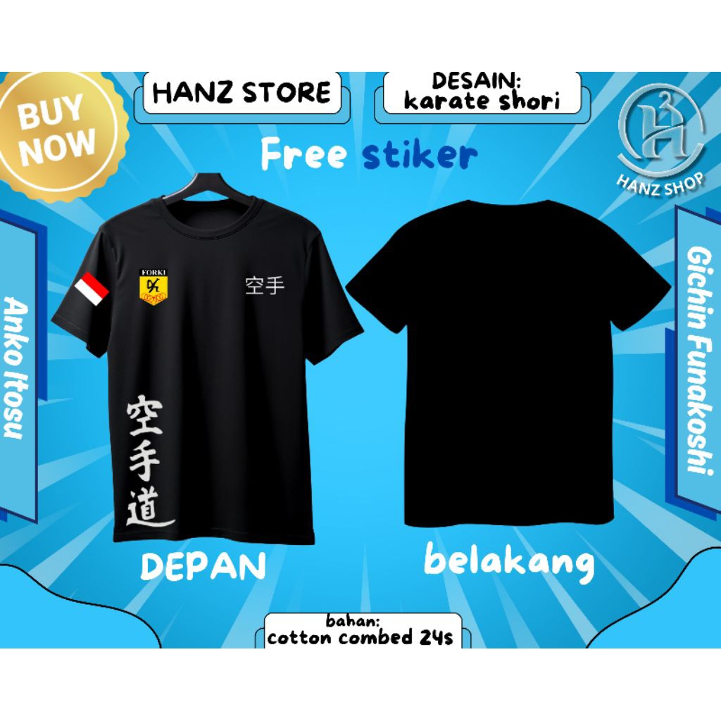 KAOS KARATE KEREN || KAOS KARATE DISTRO || BAJU KARATE KEREN || KAOS KARATE ANAK-ANAK || KAOS KARATE