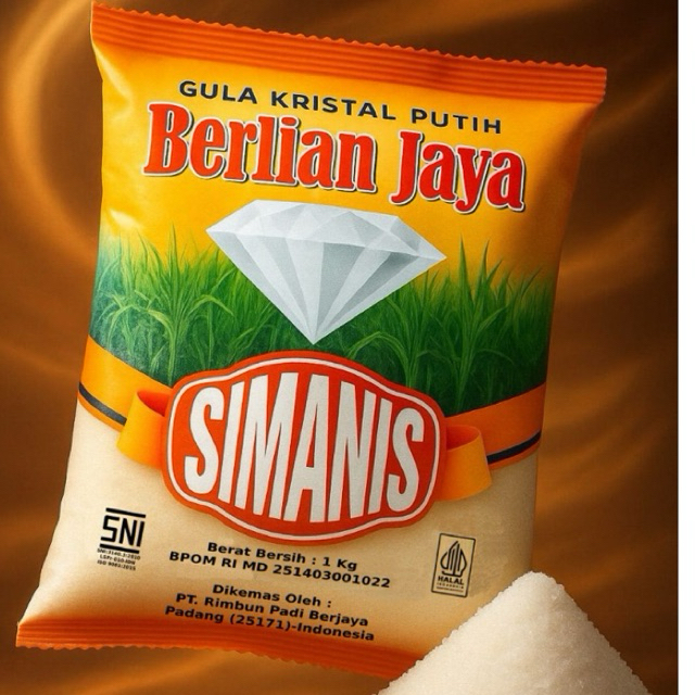 

Gula Pasir Berlian Jaya Simanis 1kg
