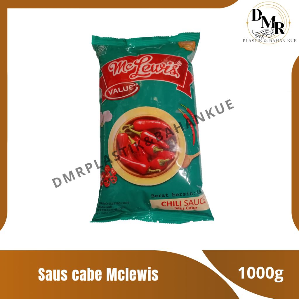 

Saus cabai/saus sambal merek mclewis kemasan 1kg