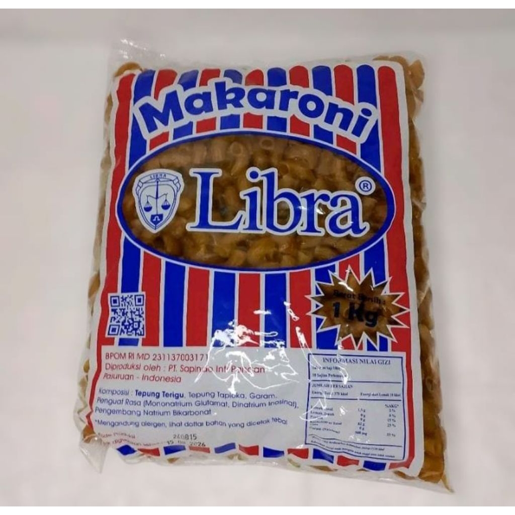 

1kg)krupuk makaroni mentah enak ngembang