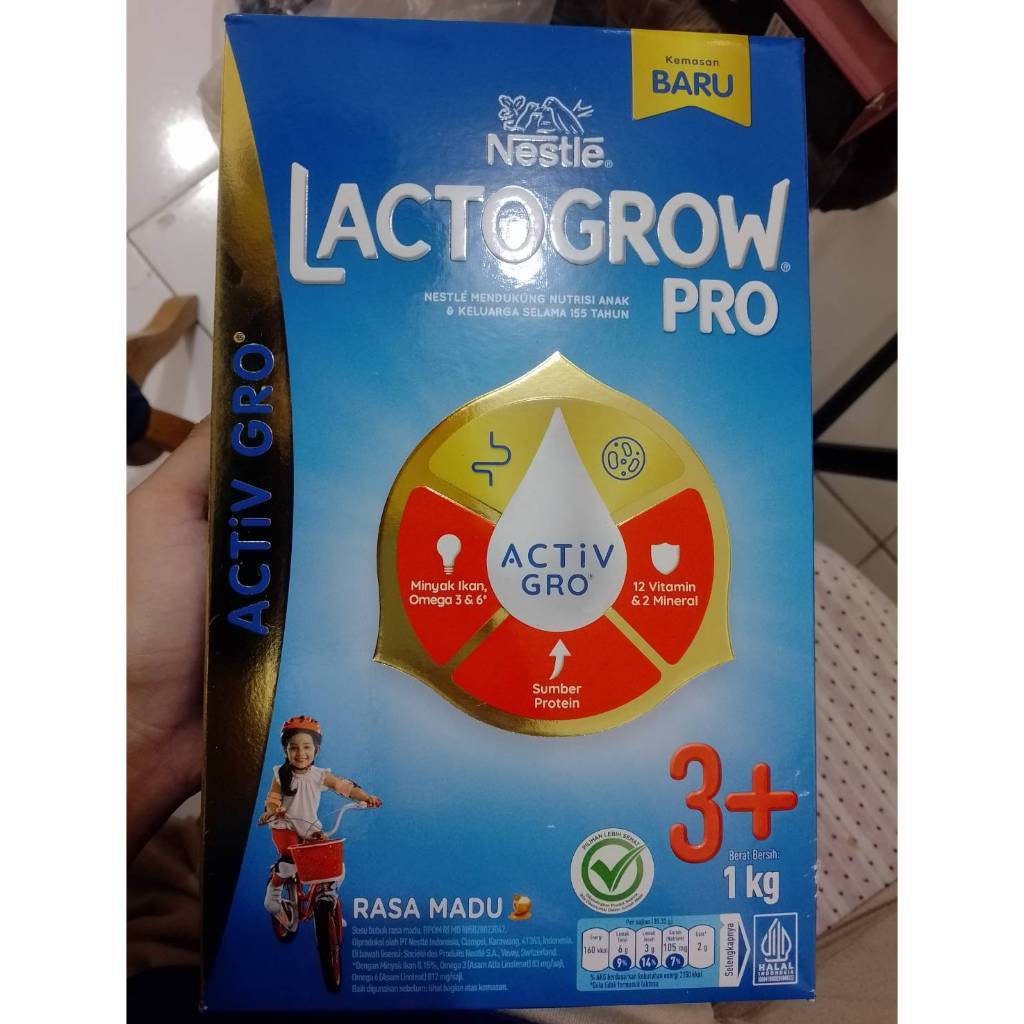 

[oddsolshop] pekanbaru/Nestle Lactogrow Pro 3+ Bubuk Minum Rasa Madu 1KG Minuman Serbuk Honey Drink