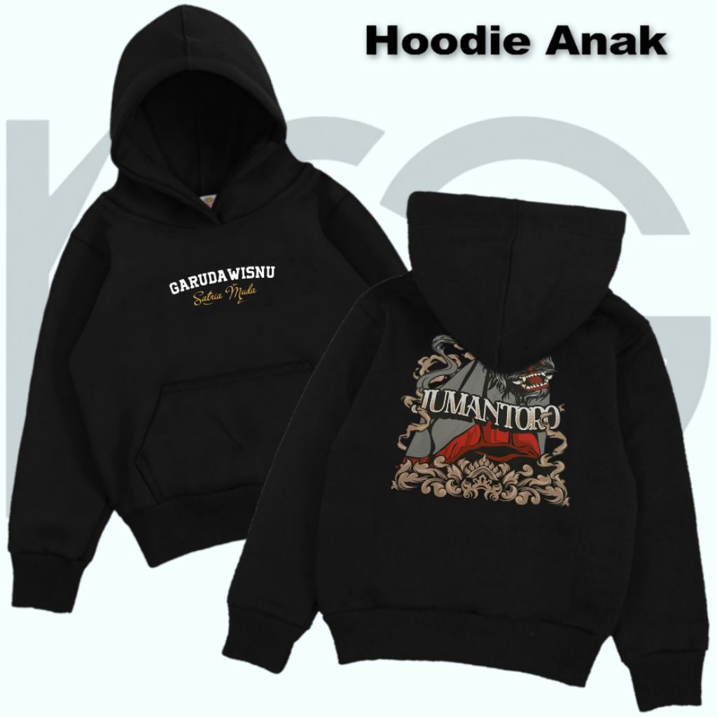 hoodie anak gwsm barongan jumantoro sweater hoodie anak laki laki motif gwsm fashion anak