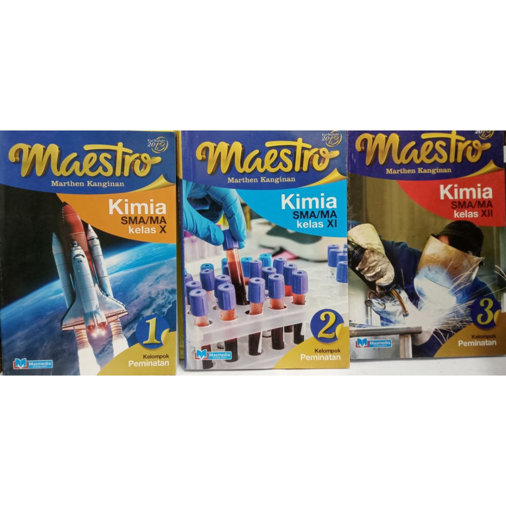 BUKU MAESTRO KIMIA KELAS 10 , 11 DAN 12