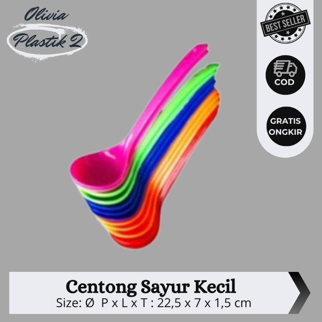 Eros Crown/ Centong Sayur Kecil Plastik