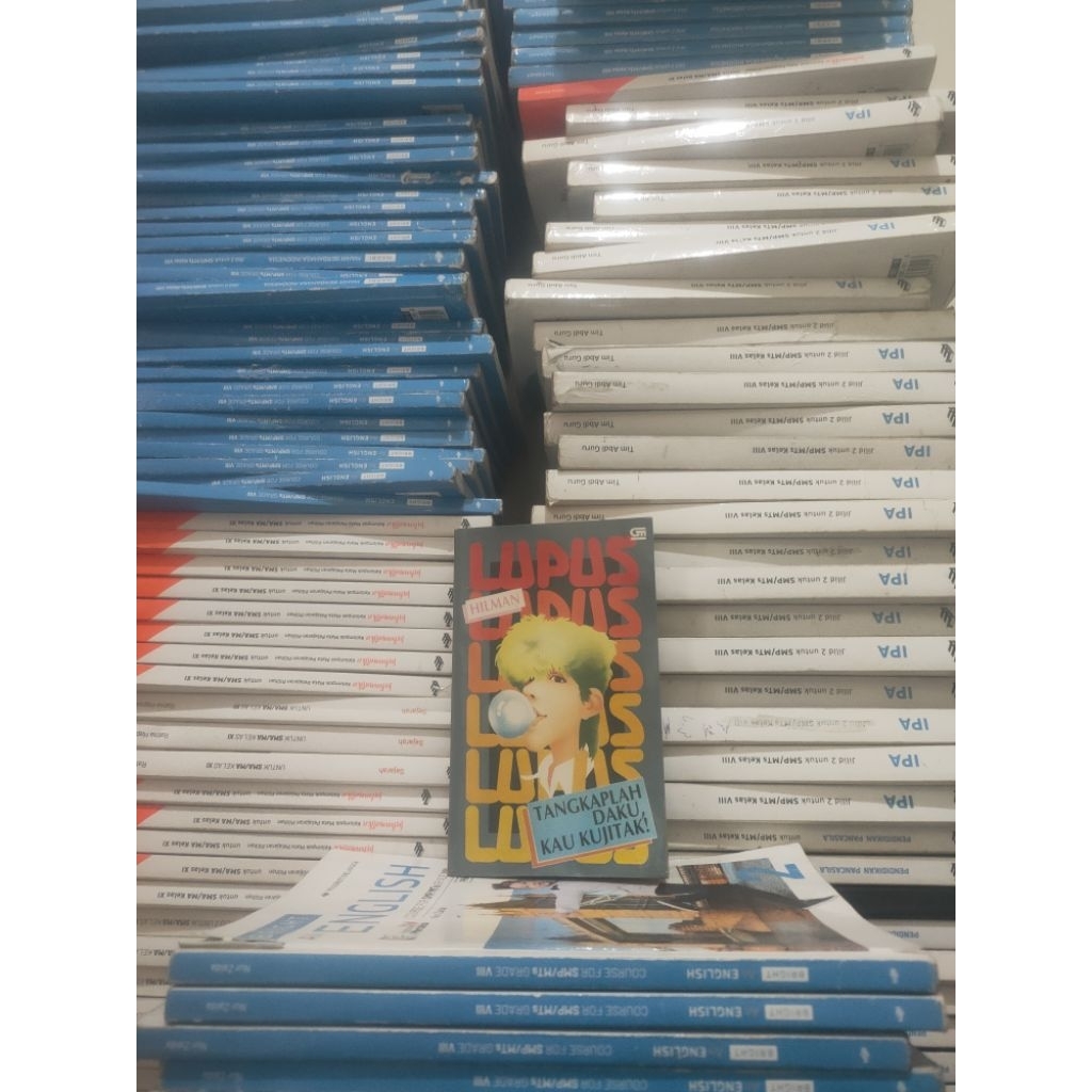 Buku Novel LUPUS : TANGKAPLAH DAKU, KAU KUJITAK by. HILMAN