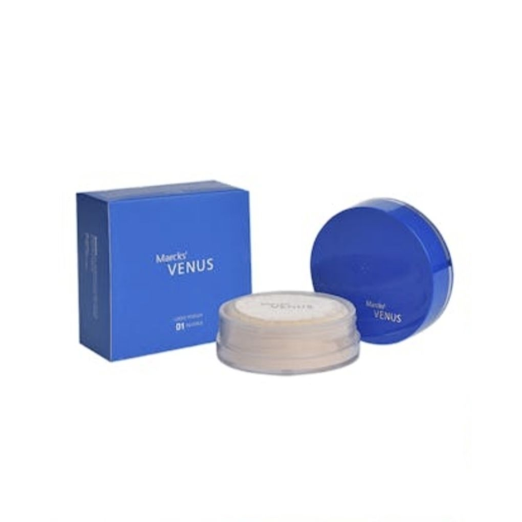 MARCKS VENUS LOOSE POWDER NO 1 2 3 / INVISIBLE, NATURAL BEIGE, IVORY / KOSMETIKA KIMIA FARMA