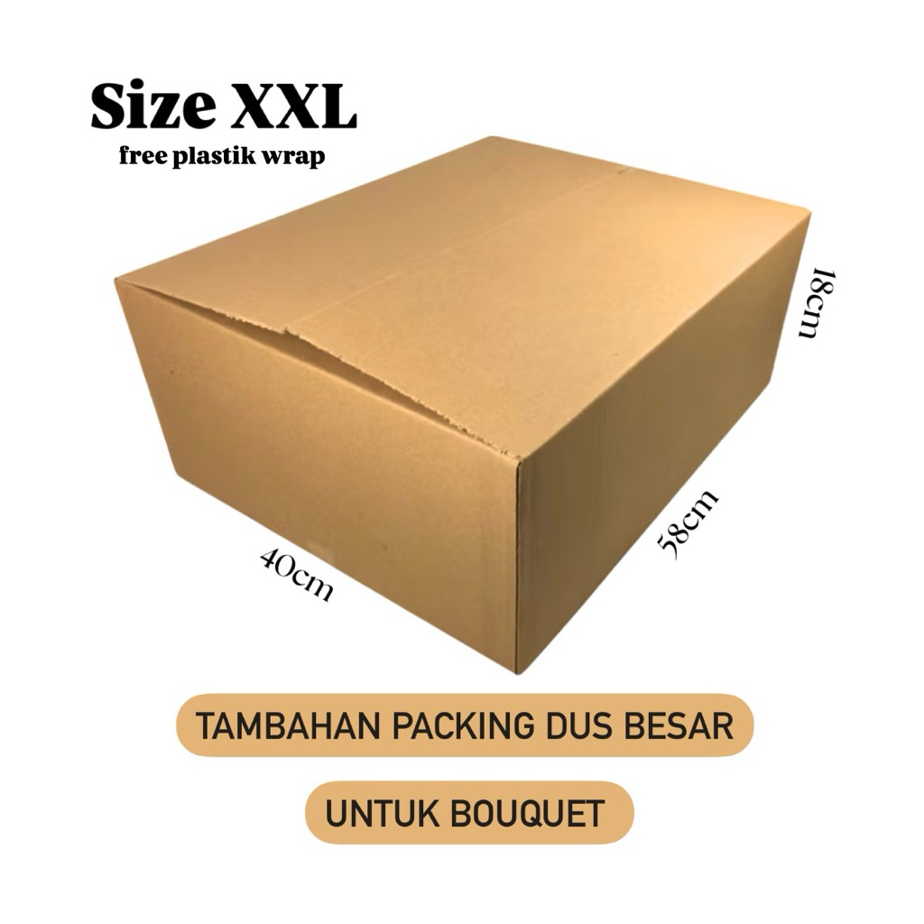 

[DUS BESAR] Packing Dus Bouquet| Packing Tambahan Dus Besar Untuk Bouquet