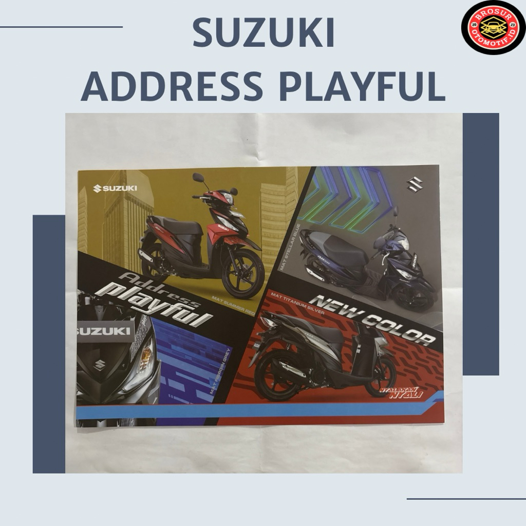 Brosur Suzuki Address Playful ( flyer )