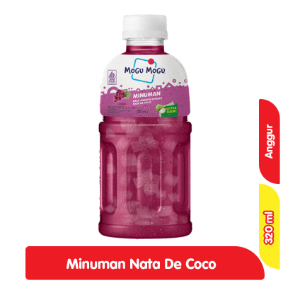 

Mogu Mogu Minuman Nata De Coco Rasa Anggur 320 ml