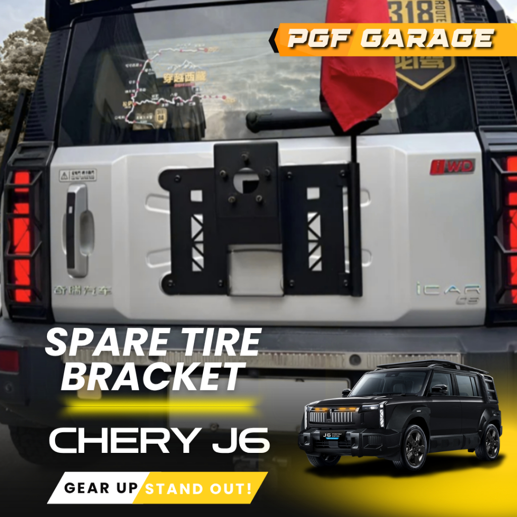 Chery J6 Spare Tire Bracket / Spare Tire Bracket Chery J6 / AKSESORIS CHERY J6 / AKSESORIS ICAR 3 / 