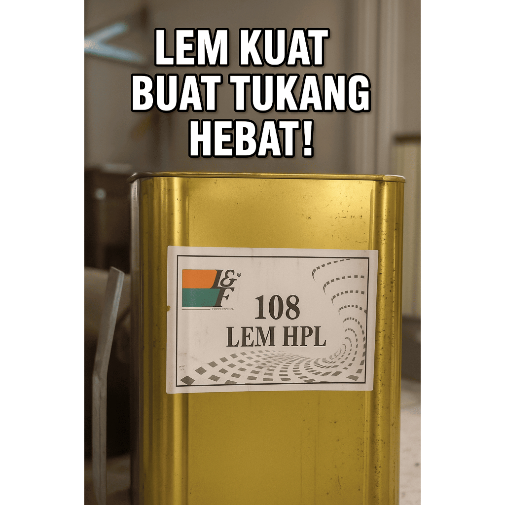 LEM KUNING INF 108 Lem HPL Multifungsi All Purposelem kuning-contact adhesive-untuk merekatkan kayu 