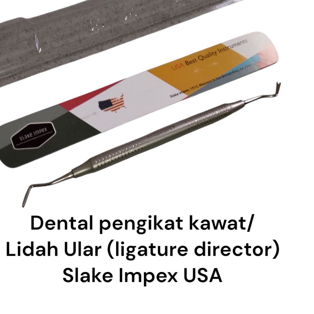 Dental Instrumen Ligature Tucker Director Presisi By Slake Impex USA