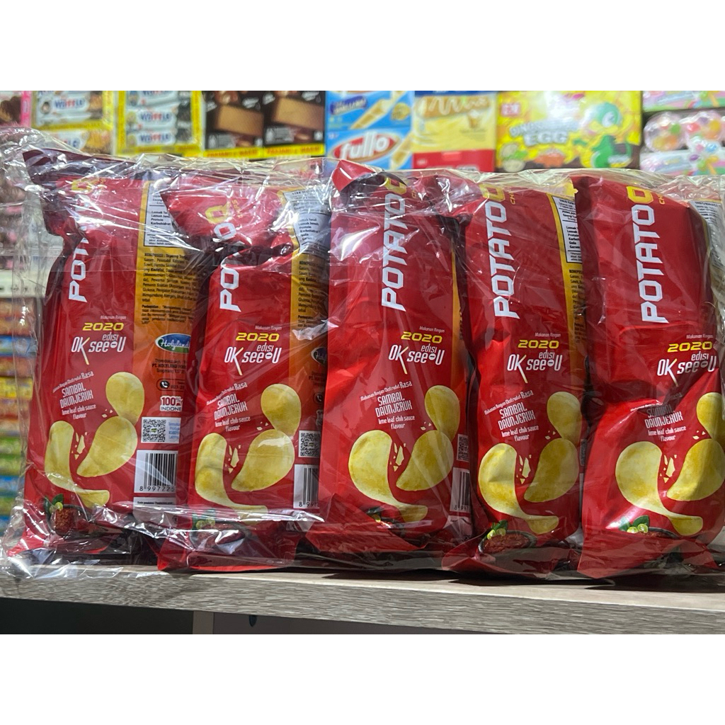 

POTATO Q CHIP KERIPIK KENTANG ISI 10 pcs