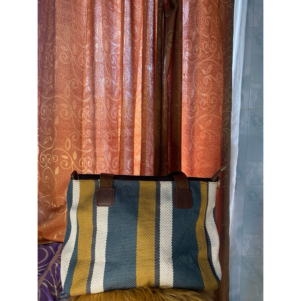 Tas Tote bag wanita canvas