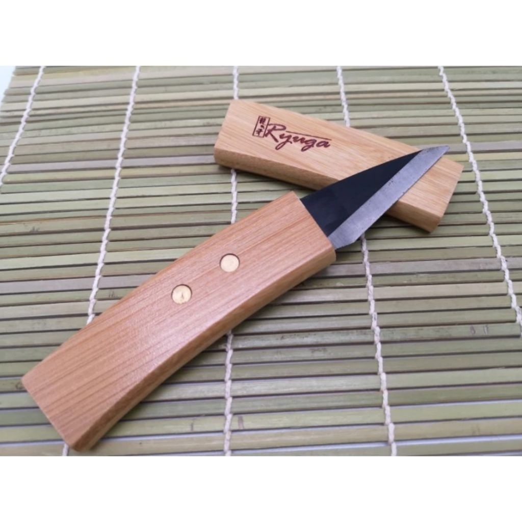 Alat Bonsai dan Berkebun, Pisau Ryuga Original, Grafting Knife Carbon Steel