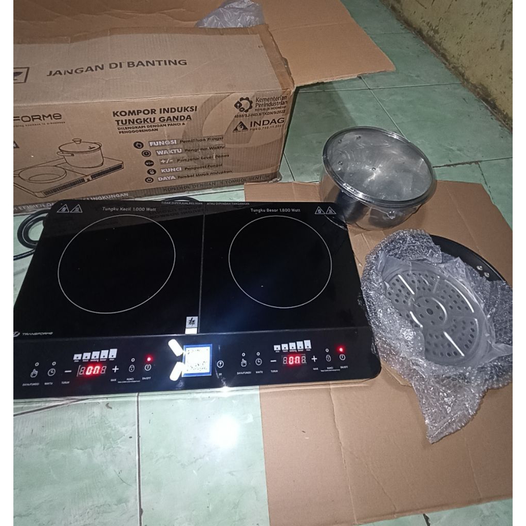 kompor listrik 2 tungku