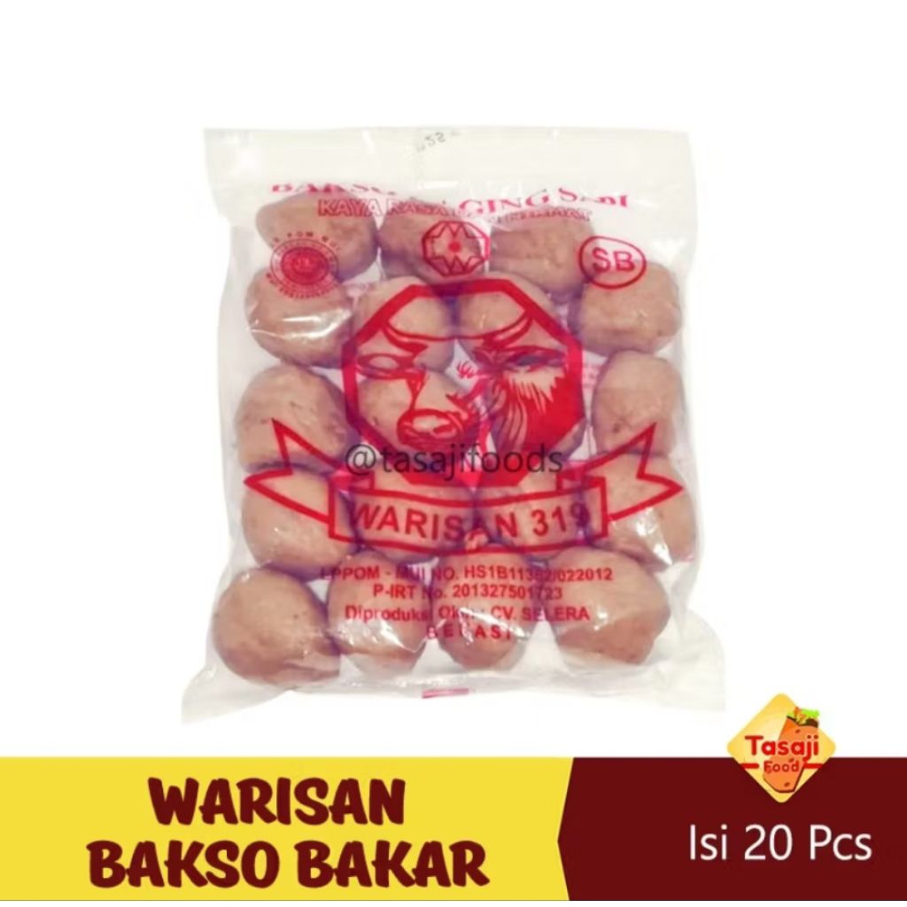 

warisan baso bakar 140gr isi 20