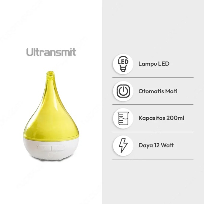 [NO NEGO] Ultransmit Vivi Diffuser Aromaterapi - Hijau AZKO ACE HARDWARE