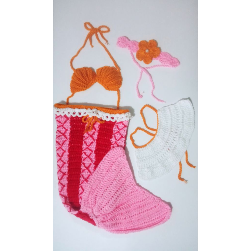 kostum rajut princes shirahoshi