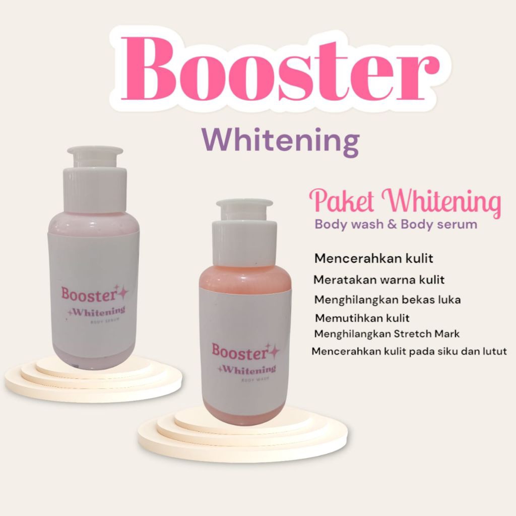 BOOSTER WHITENING DOSTING HB PEMUTIH BADAN BODY SERUM