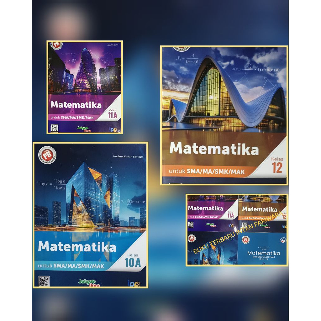 Buku lks/pr Matematika kelas 10,11&12  tahun 2023/2024/2025  intan pariwara