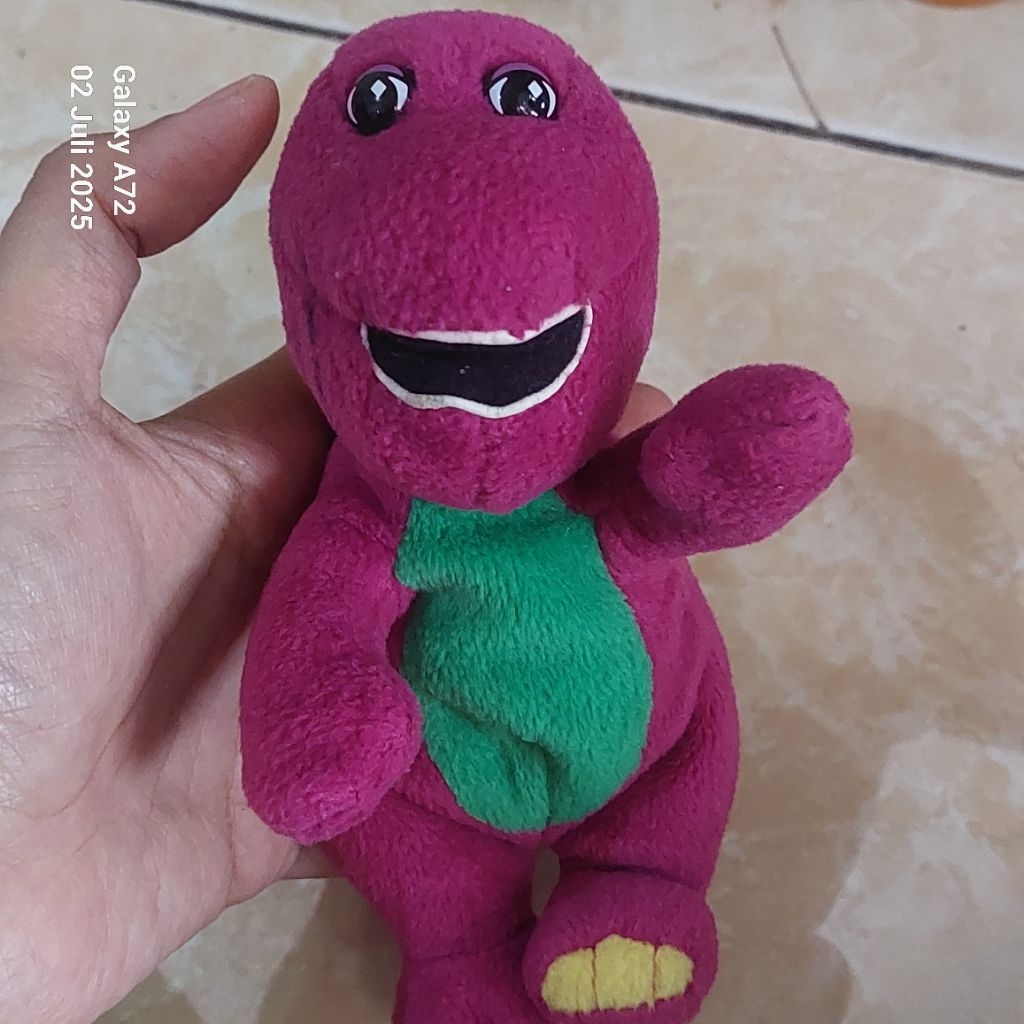 Boneka BARNEY PRELOVED/ BEKAS PAKAI BABY DOLL Tas PRELOVED