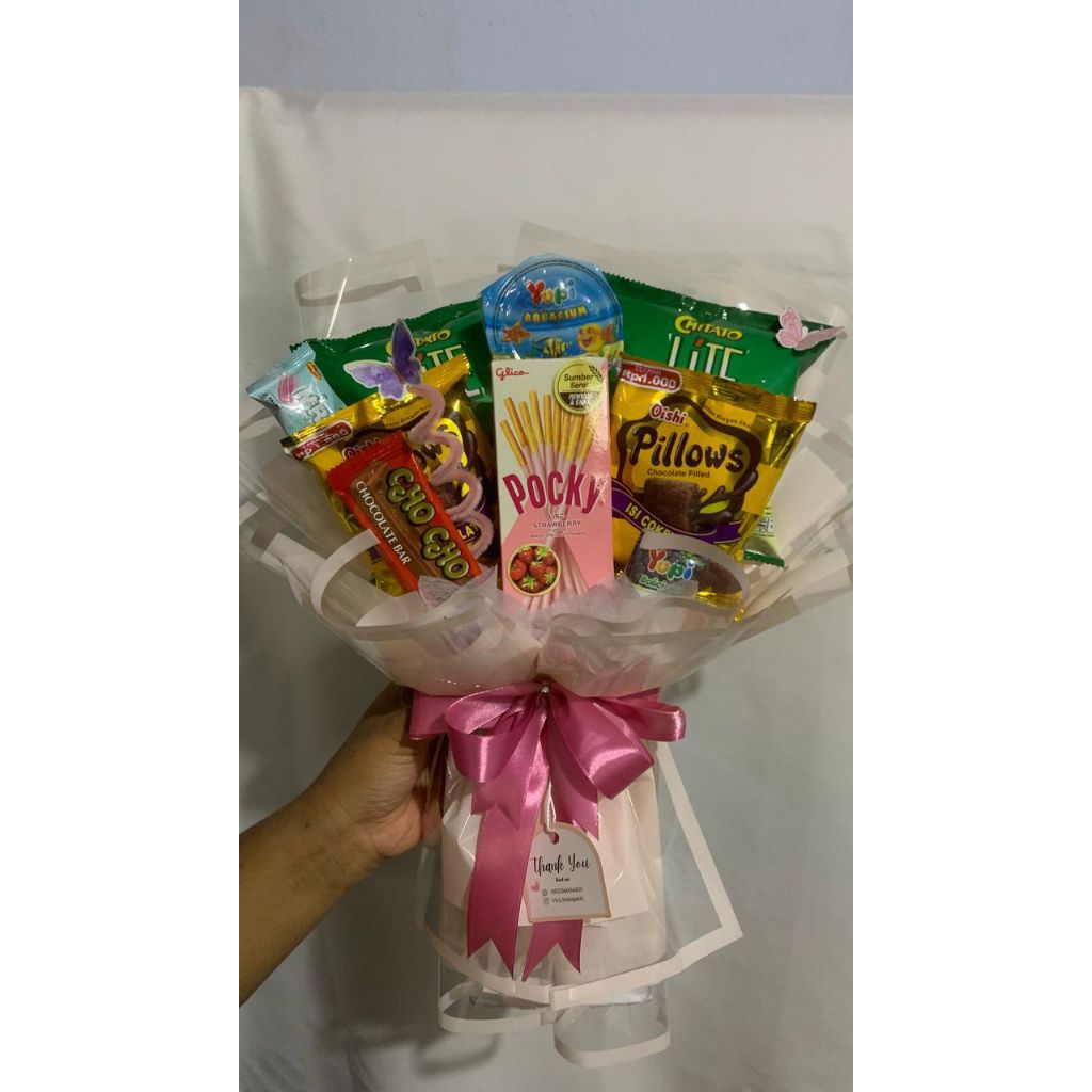 

RIZZ BOUQUET | BUKET SNACK SIMPLE DAN MURAH JOGJA