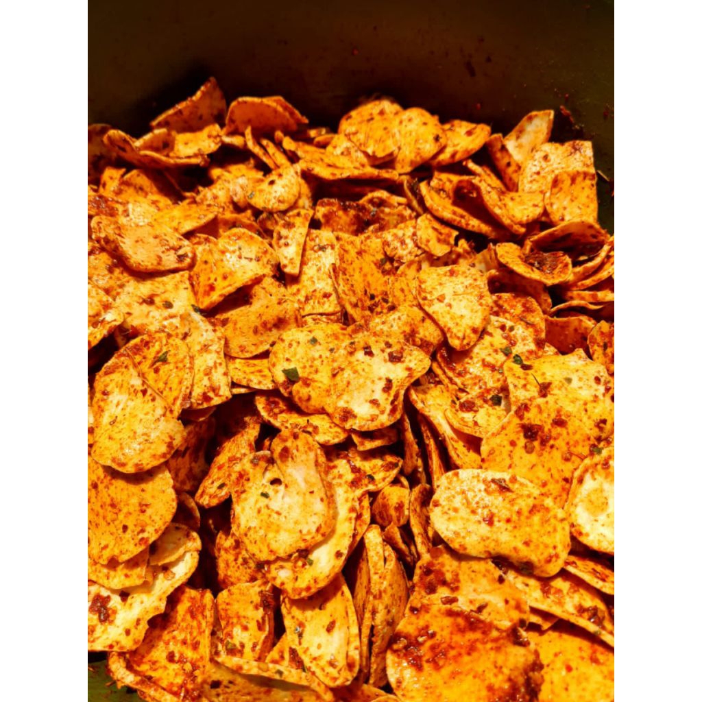 

Basreng Pipih Pedas Daun Jeruk Pouch 250gr