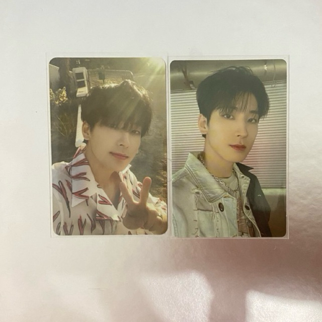 PC PHOTOCARD POCA WONWOO WONU WW CAHIL HENGGARAE PEACE SIGN CAHAYA ILAHI CAHIL PEACE WONWOO ATTACCA 