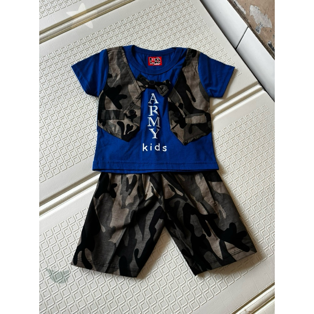 SET Army Kids NEW - baju anak laki-laki