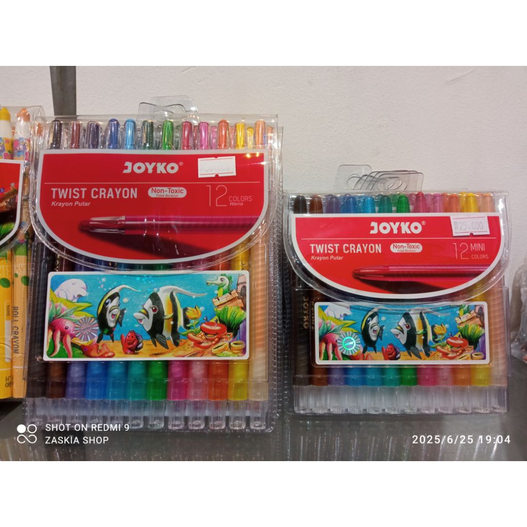 

CRAYON JOYKO PUTAR 12 WARNA
