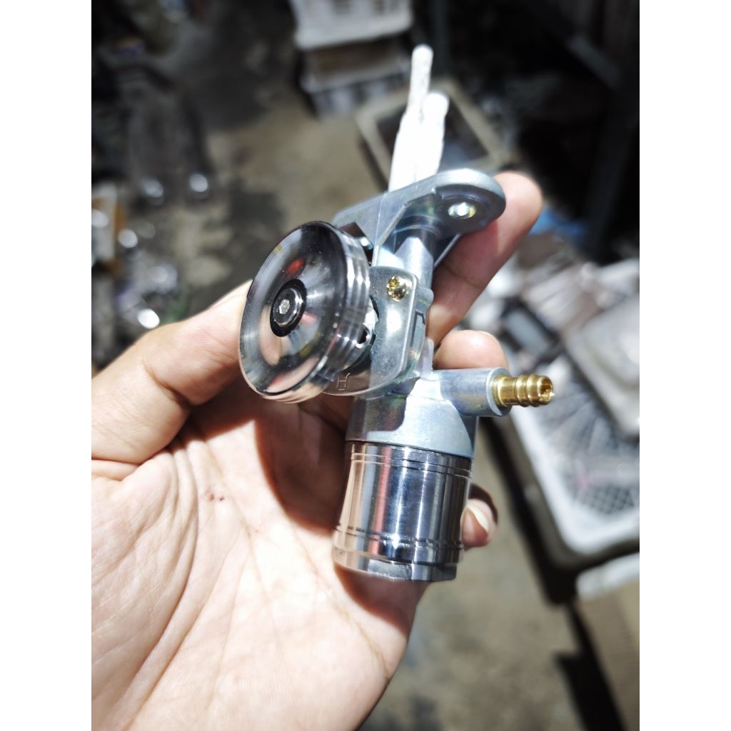 puteran knop kran tiger revo stainless set mangkok tampungan bensin RX king RXS RXZ Megapro GL CB GL
