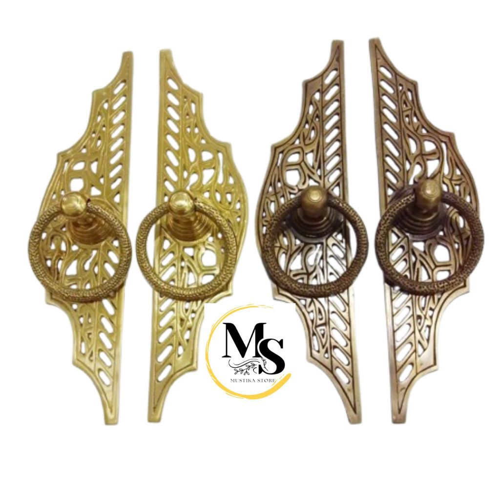 Tarikan pintu hendel pintu gebyok kupu tarung motif gunungan panjang