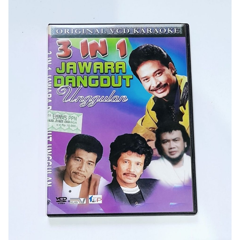 Vcd Rhoma Irama - 3 in 1 Jawara Dangdut - Original Vcd Karaoke