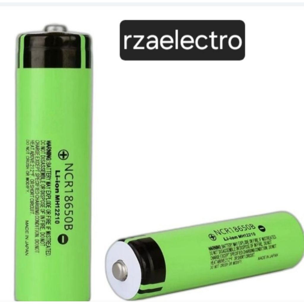 Panasonic 18650 batre NCR18650B 3400Mah Li-ion Baterai original Japan