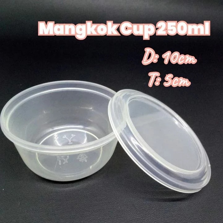 Cup wadah plastik food container 250ml