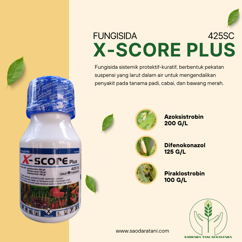 Fungisida X-SCORE PLUS 425SC | PROMO BELI3GRATIS1 |