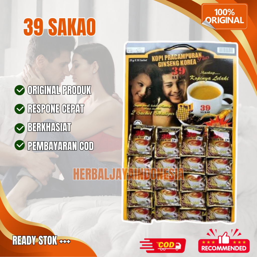 

KOPI 39 SAKAO GINSENG KOREA ORIGINAL 20 SACHET