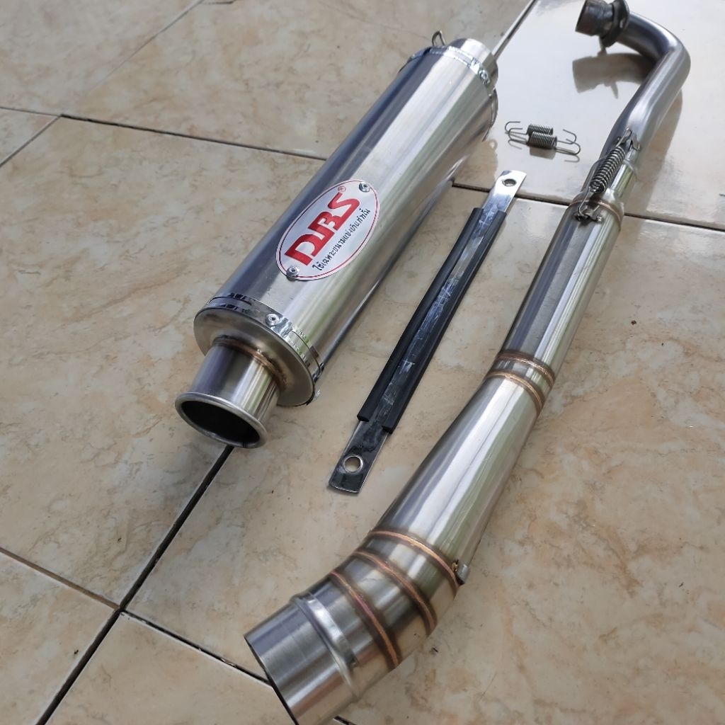 TERMURAH KNALPOT RACING DBS TITAN FULL SYSTEM BEBEK SERIES